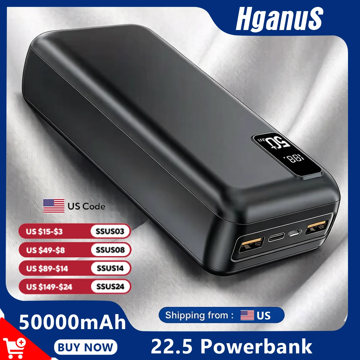 Powerbank External Battery High Capacity - Image 1