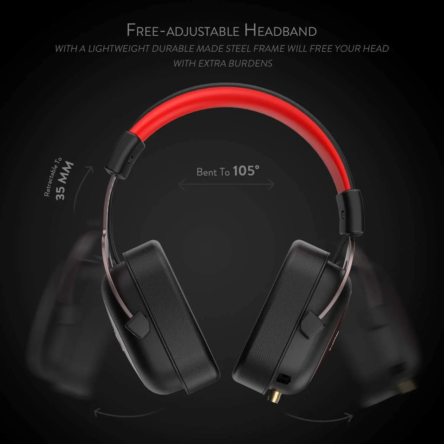 Redragon Zeus Wired Gaming Headset - Image 5