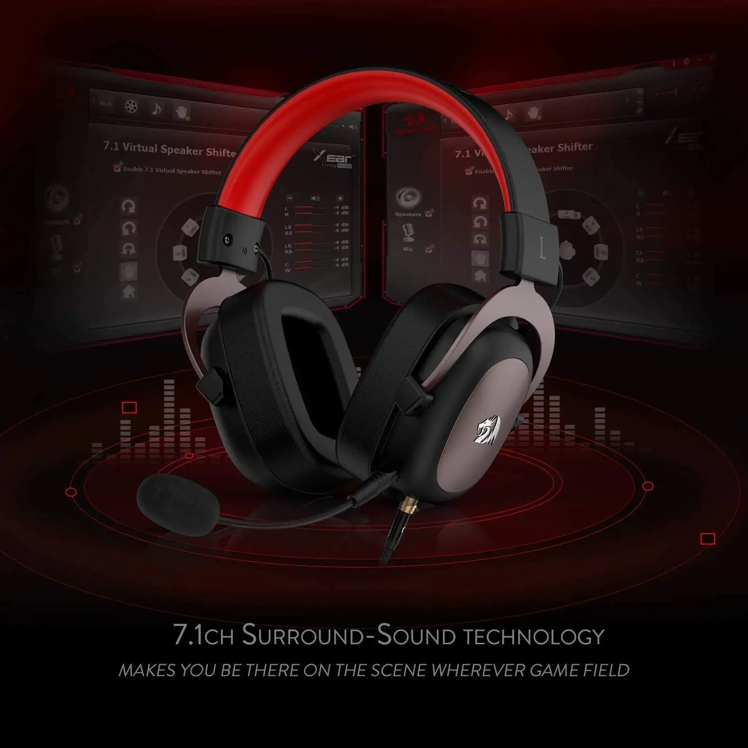 Redragon Zeus Wired Gaming Headset - Image 3