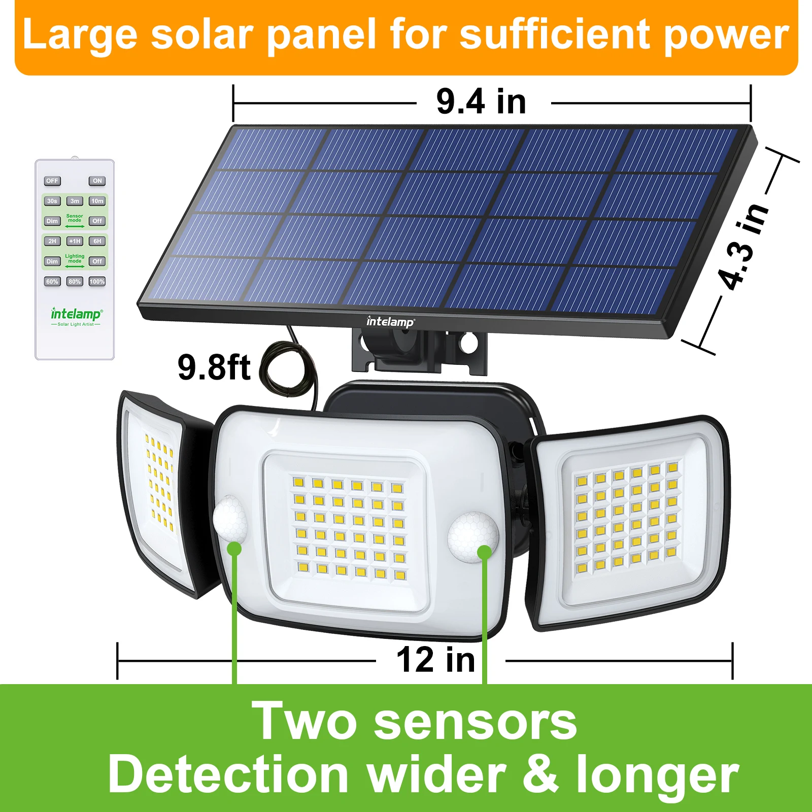 Large Solar Panel Two Sensors - Image 3