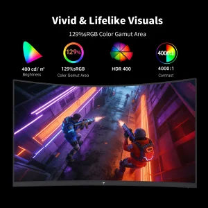 27" Curved Gaming Monitor - Thumbnail Image 6