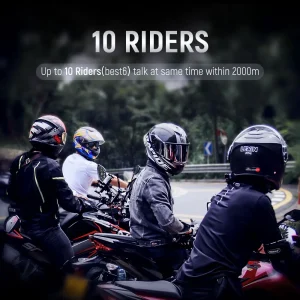 Bluetooth Motorcycle Intercom Helmet - Thumbnail Image 4