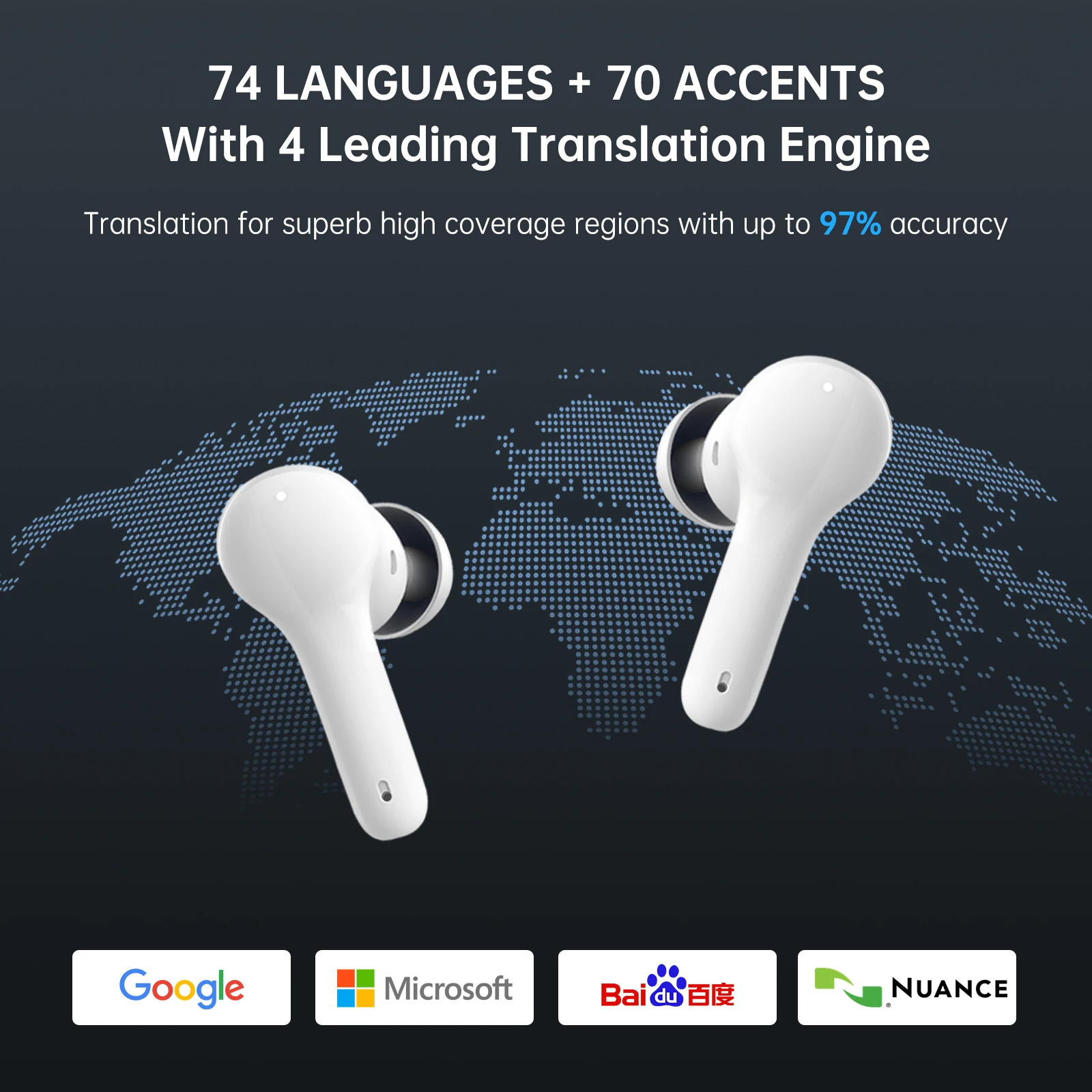 Earbuds Real-time Translation Headsets - Image 2