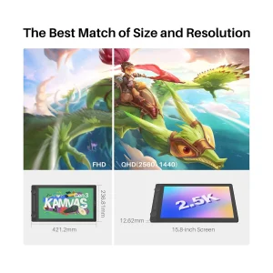 Graphics Tablet Monitor Drawing Display - Thumbnail Image 2