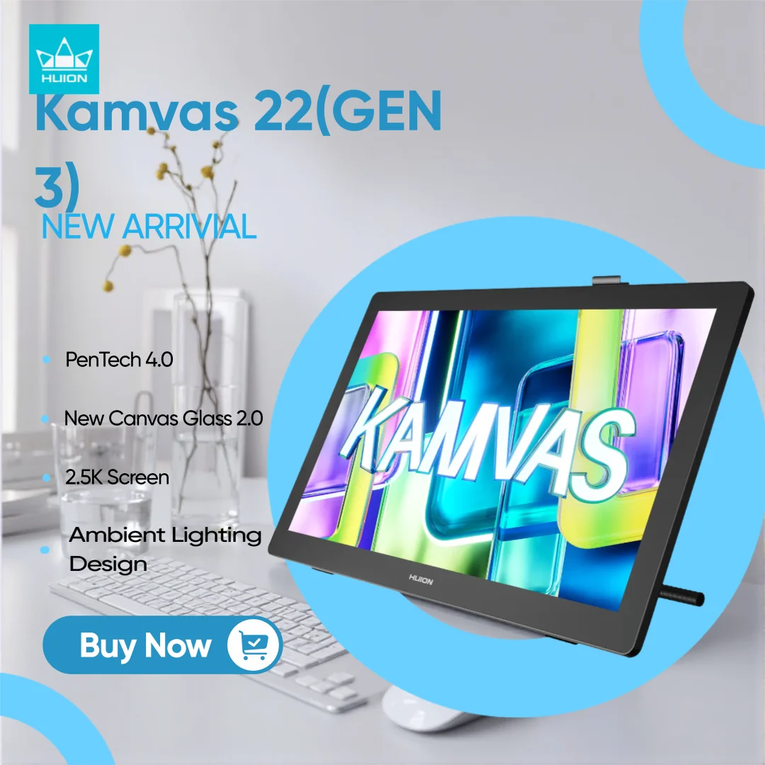 Graphics Tablet  Screen Drawing Display - Image 1