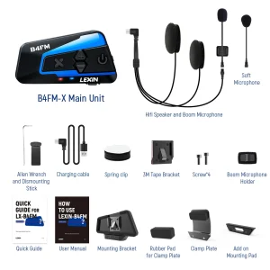 Bluetooth Motorcycle Intercom Helmet - Thumbnail Image 10