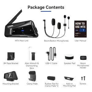 MESH&Bluetooth Headset Intercom - Thumbnail Image 9