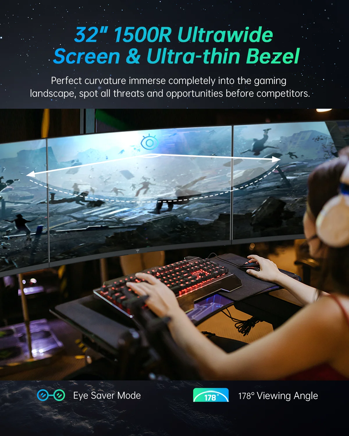 KTC 32 Inch Curved Monitor - Image 6