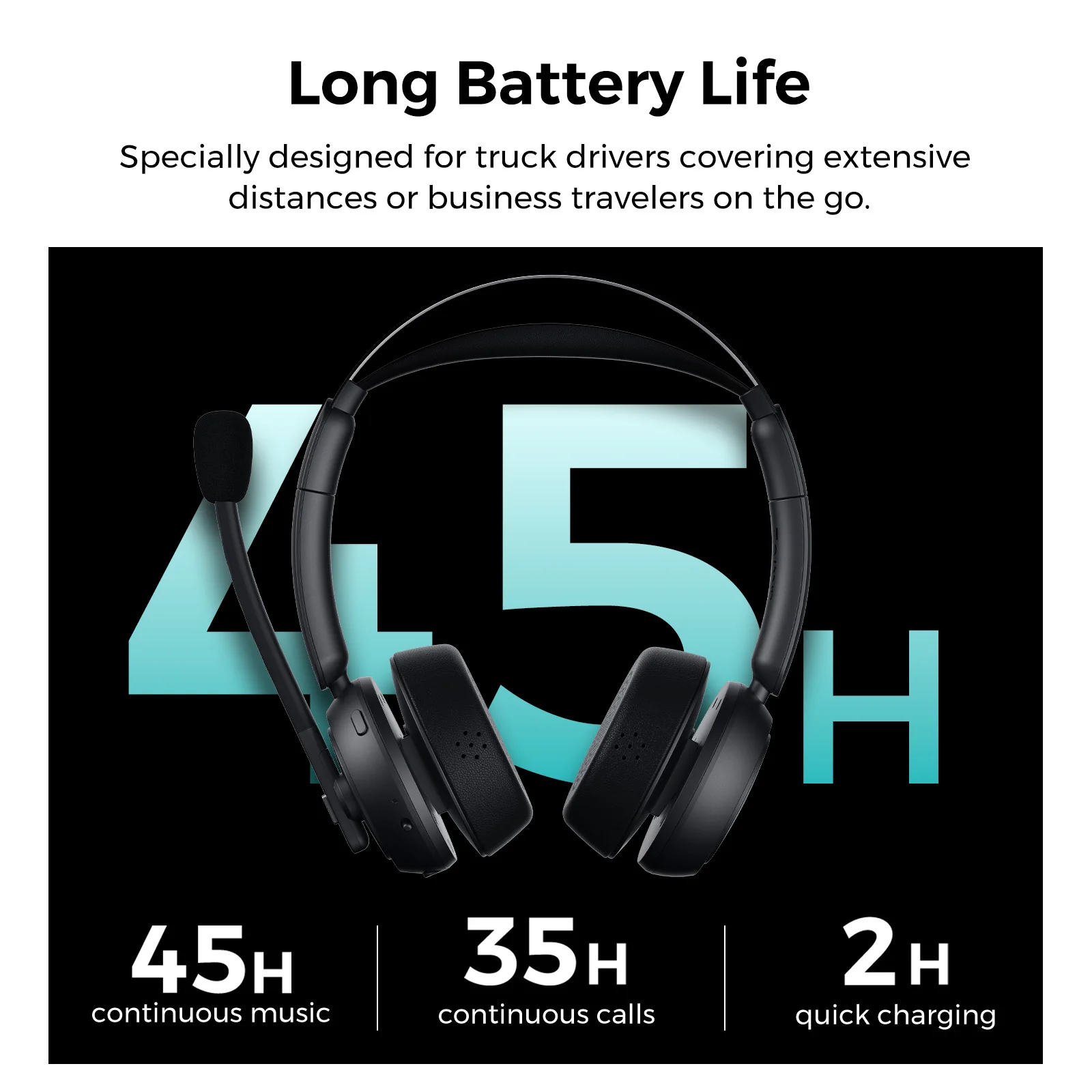 Over‑Ear Wireless Headset - Image 2
