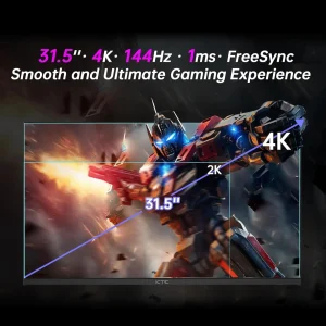 KTC 32 Inch 4K  Monitor - Thumbnail Image 4