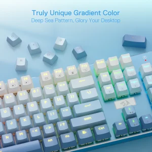 LED Backlit Mechanical Gaming Keyboard - Thumbnail Image 3