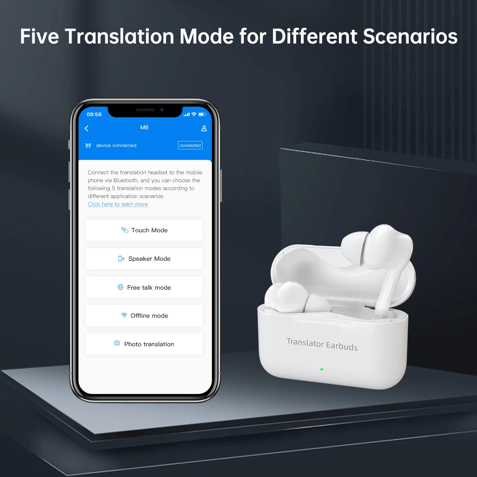 Earbuds Real-time Translation Headsets - Image 4