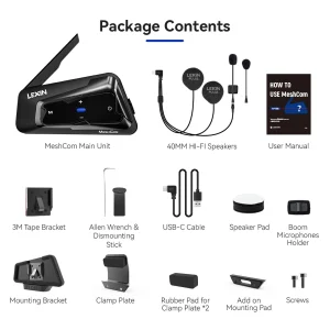 MESH&Bluetooth Headset Intercom - Thumbnail Image 8
