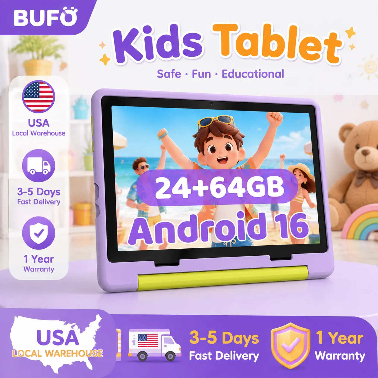 Kids Tablet 10.1 - Image 1