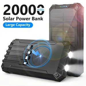 20000mAh Portable Solar Power - Thumbnail Image 11