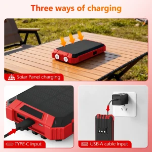 20000mAh Portable Solar Power - Thumbnail Image 6