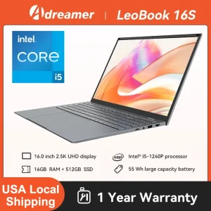 16 Inch Laptop Intel Core