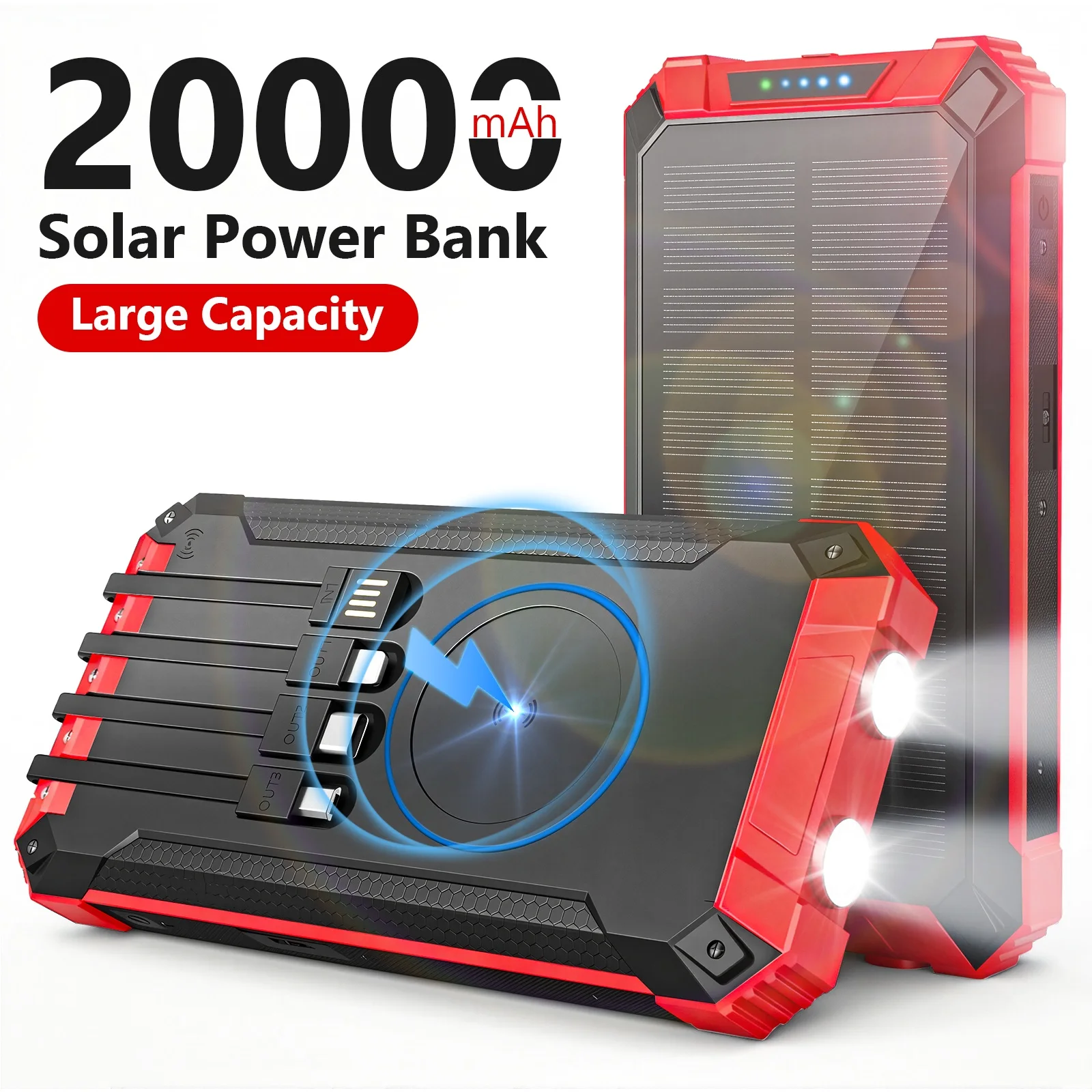 20000mAh Portable Solar Power - Image 7