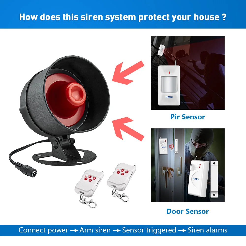 Loud Siren Door Window Sensor - Image 3